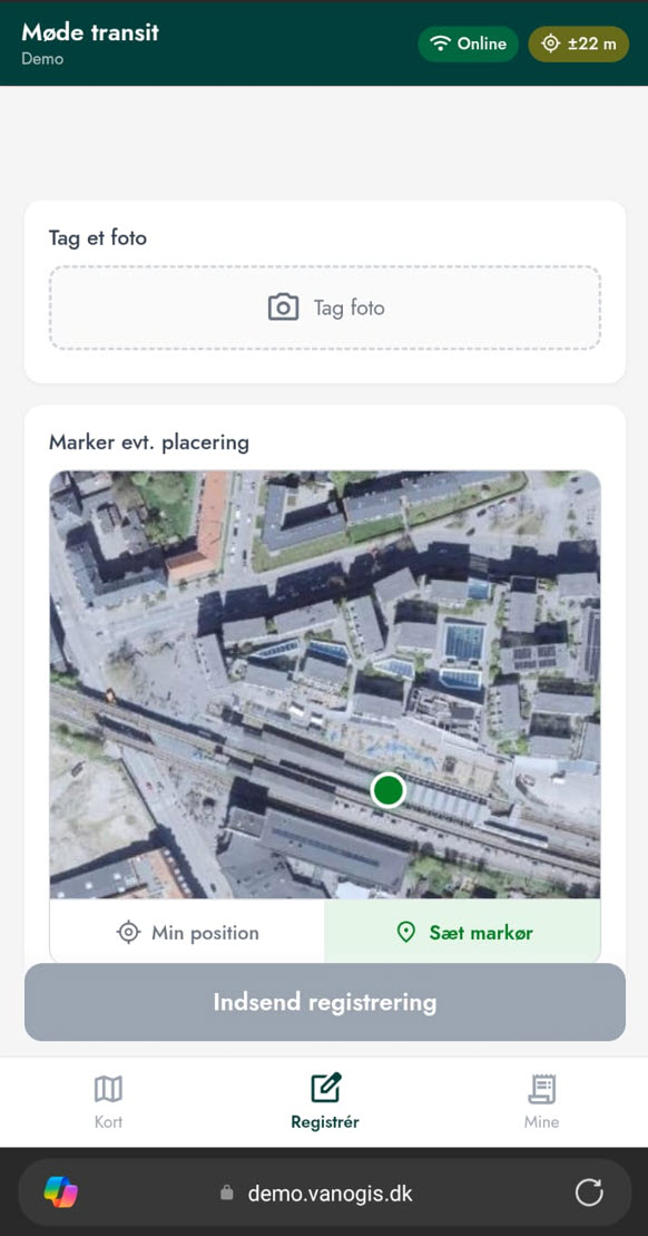 VNV Apollo mobil-app i marken